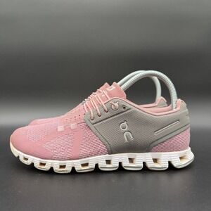 ON CLOUD 2.0 Womens Sz 7.5 Charcoal Rose Pink Athletic Running Shoes